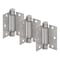 Prime-Line Door Hinge Commercial UL Adjust Self-Close, 3-1/2 in. with Sq. Corners, Satin Nickel 3 Pack U 1158253 - alternate 2